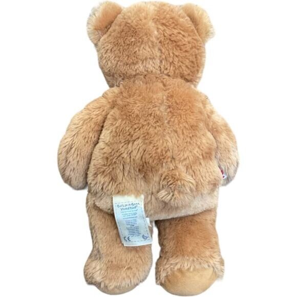 Build-A-Bear Workshop Brown Teddy Bear Plush Soft Stuffed Animal Toy - Picture 4 of 6